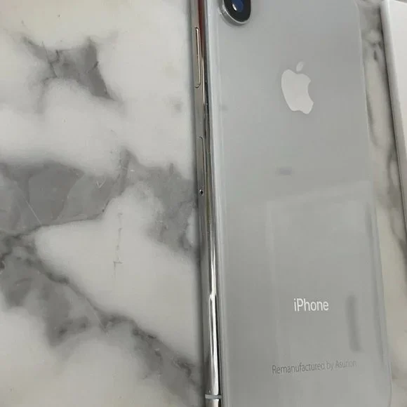Like NEW Apple iPhone X - 256GB - Silver (Unlocked) Model #: MQCP2LL/A